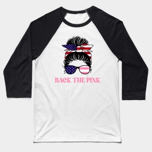 Back the pink breast cancer awareness women and men Baseball T-Shirt